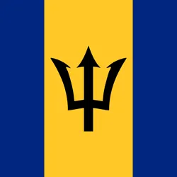 Barbados' flag