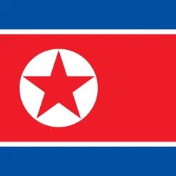 North Korea' flag