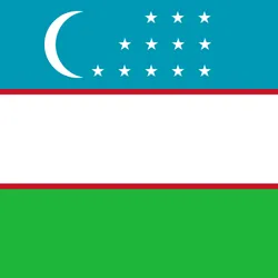 Uzbekistan' flag